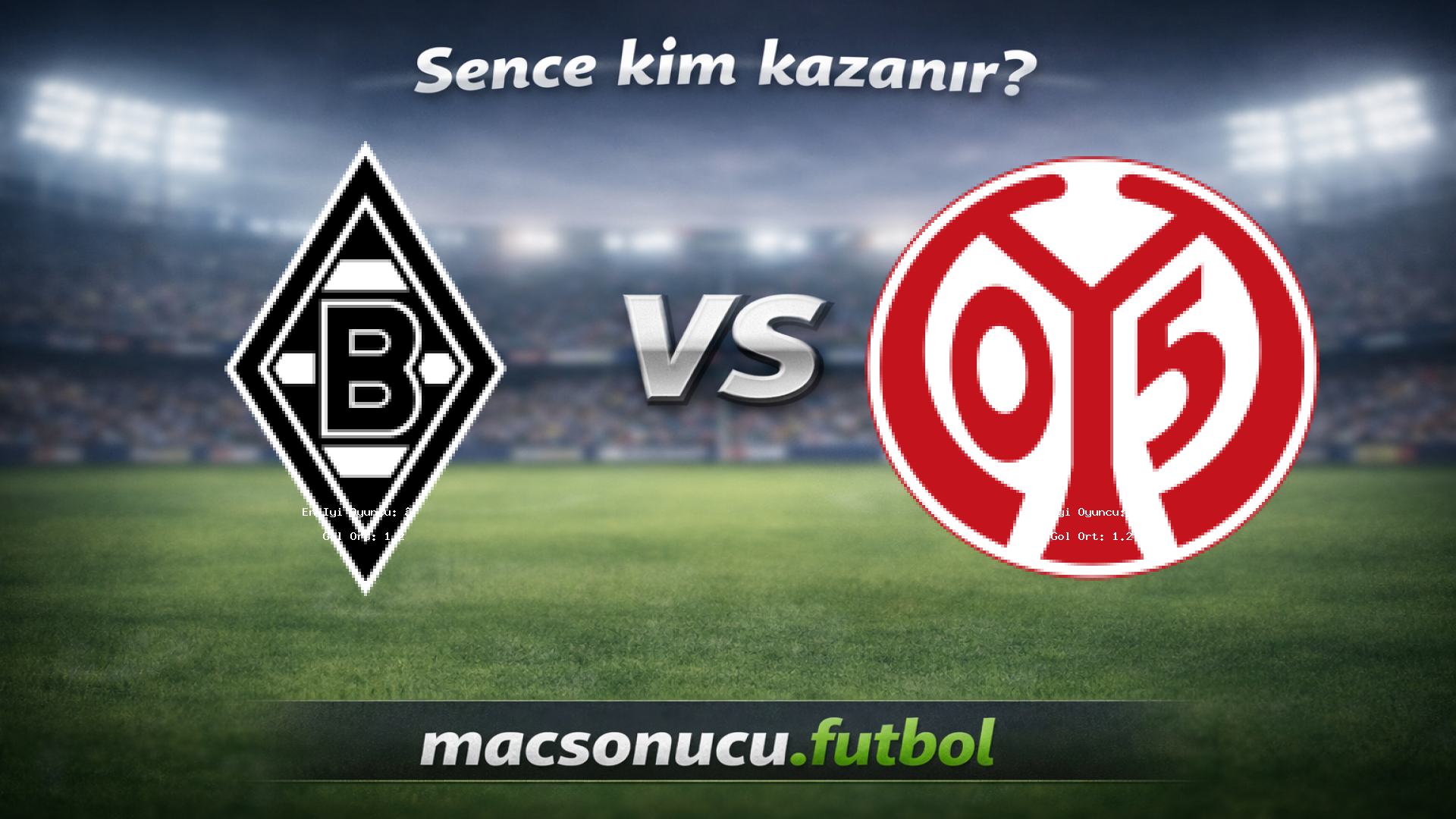 Borussia Mönchengladbach - FSV Mainz 05 maç görseli